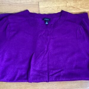 Womens Talbots Scallop Trim Pullover Sweater Size M